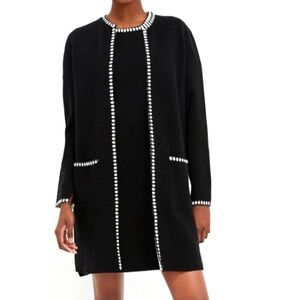 Zara Knit Long Line Cardigan